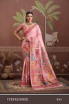 Pure Kashmiri 001 To 006 Modal Cotton Pashmina Weaving Saree Wholesalers In Surat
